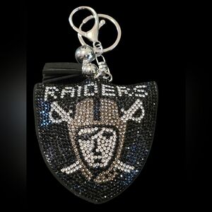 Raiders Bag Charm Keychain